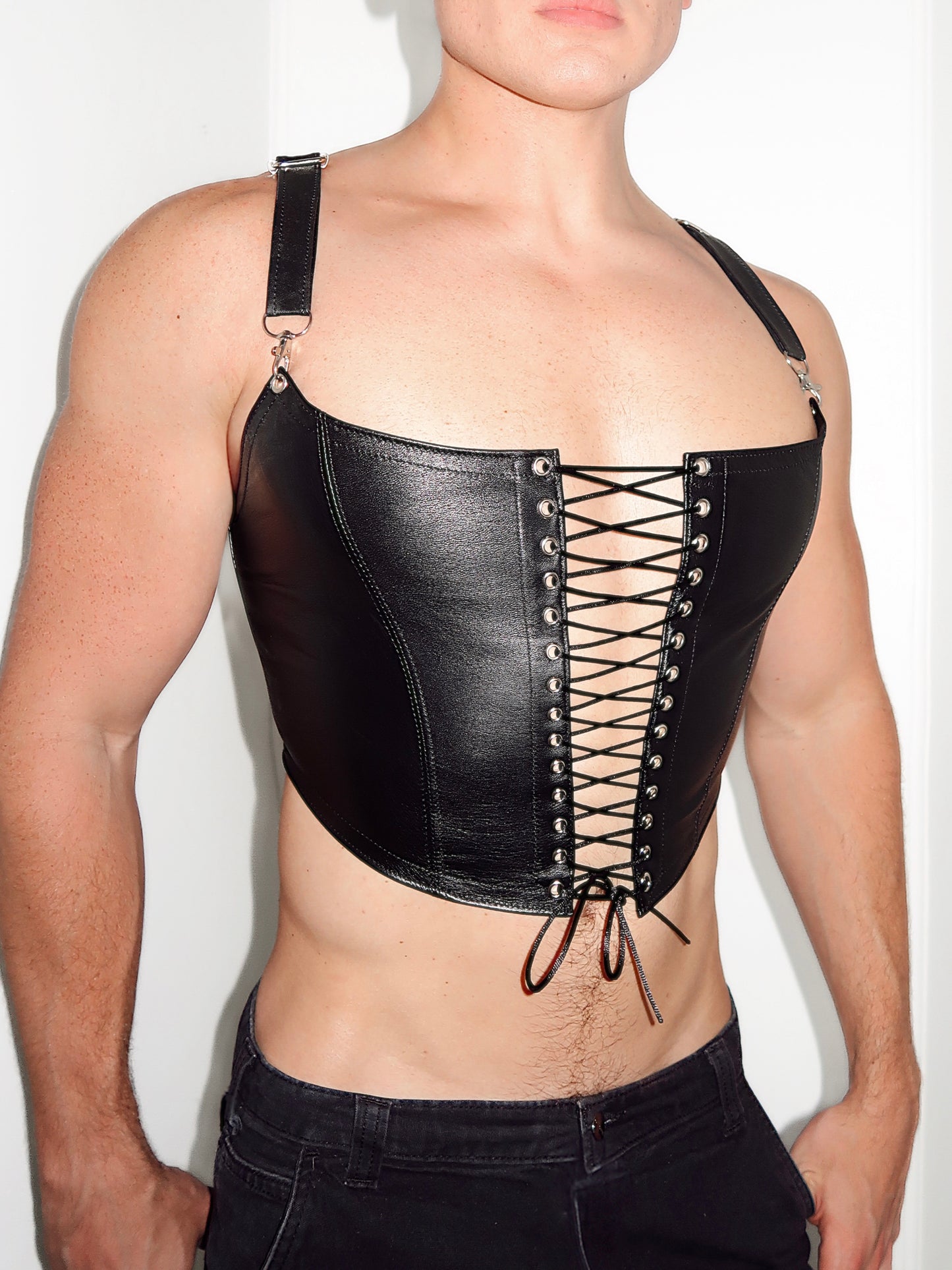 Defiant Leather Corset