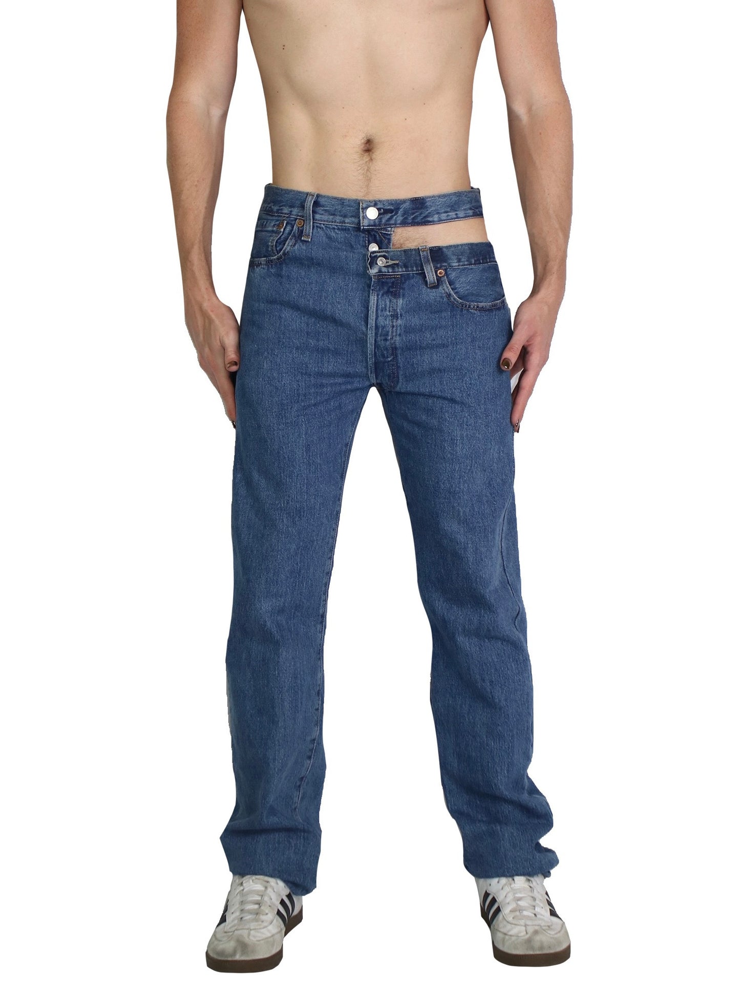 The JDC Vintage 501 Single Cut Out Slit