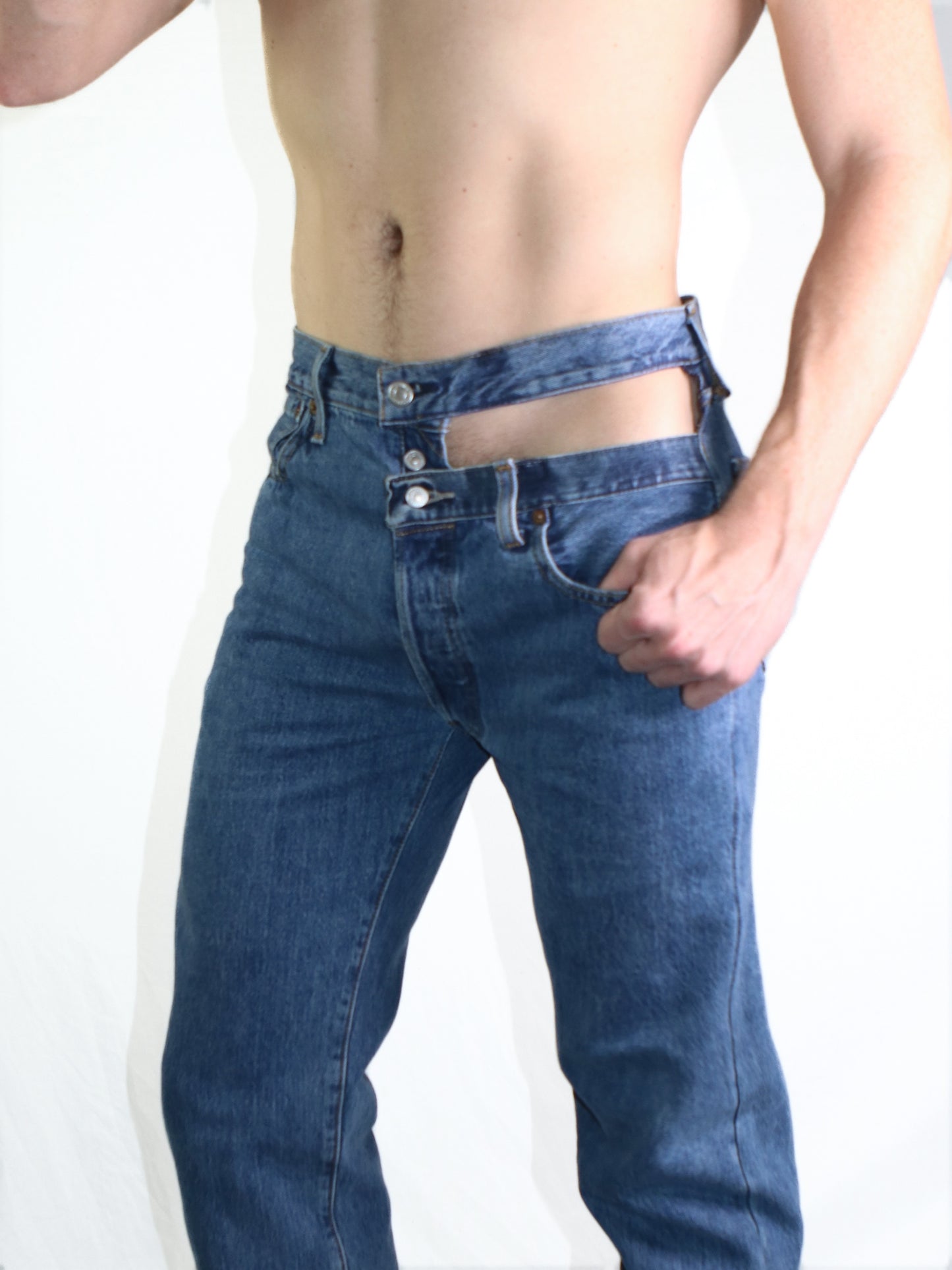 The JDC Vintage 501 Single Cut Out Slit