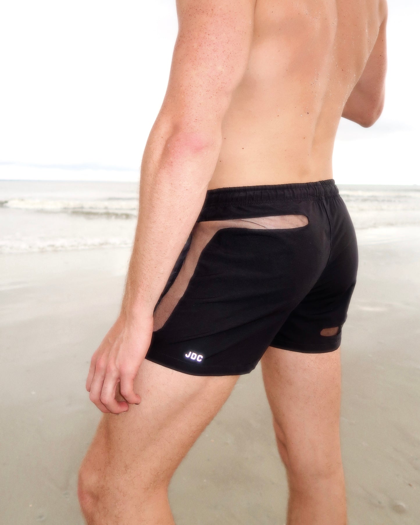 Vascular Black Swim Shorts