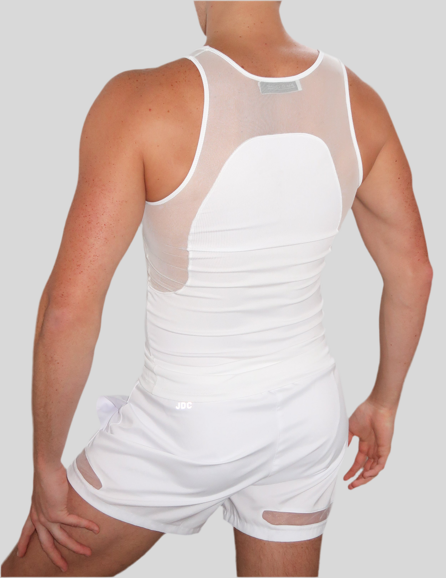 O Type Tank Top White