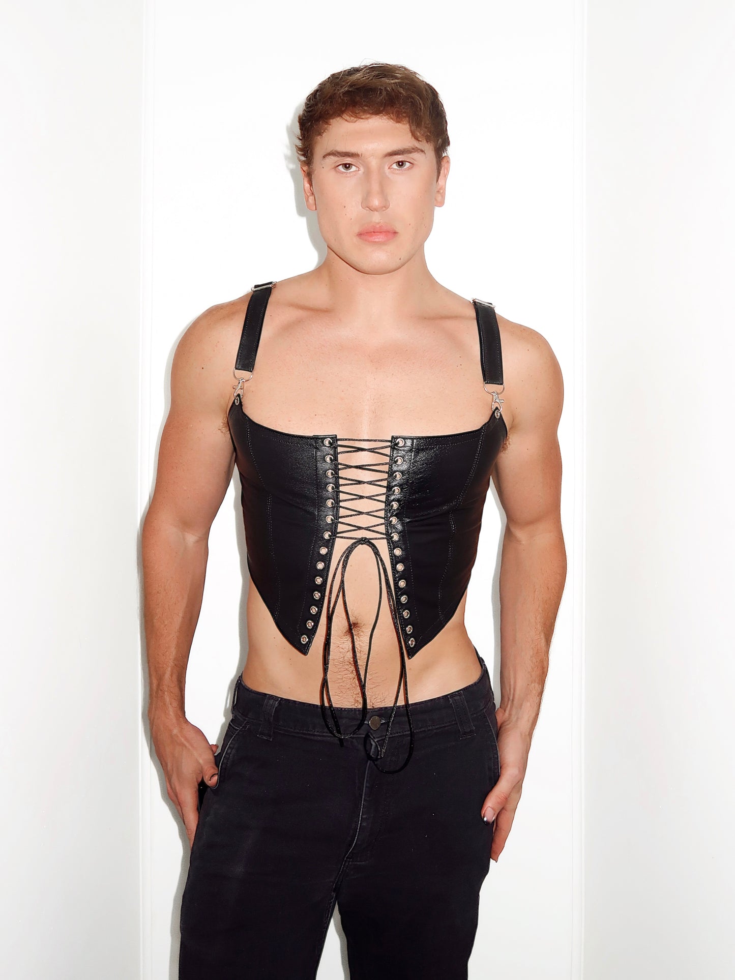 Defiant Leather Corset