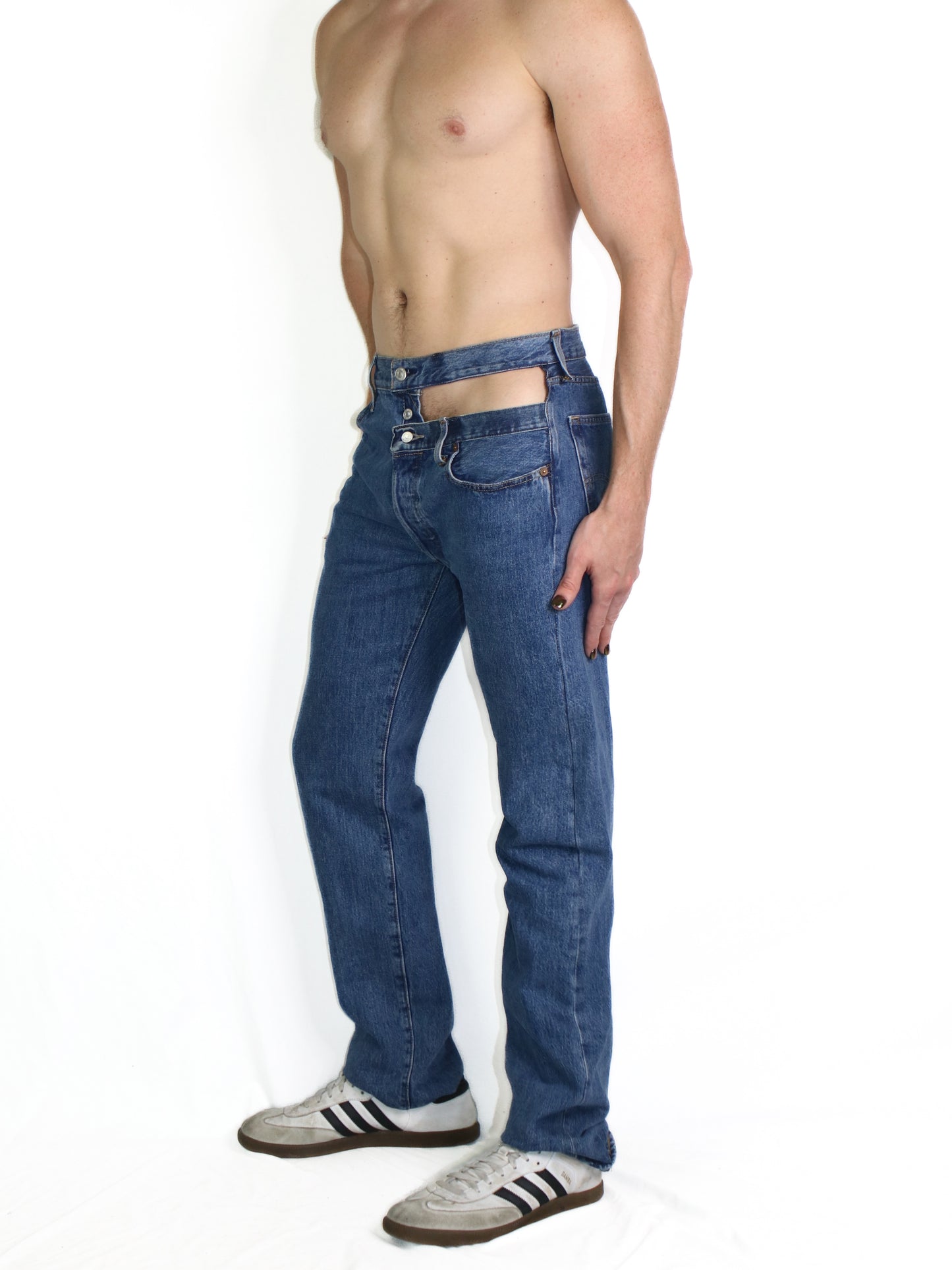 The JDC Vintage 501 Single Cut Out Slit