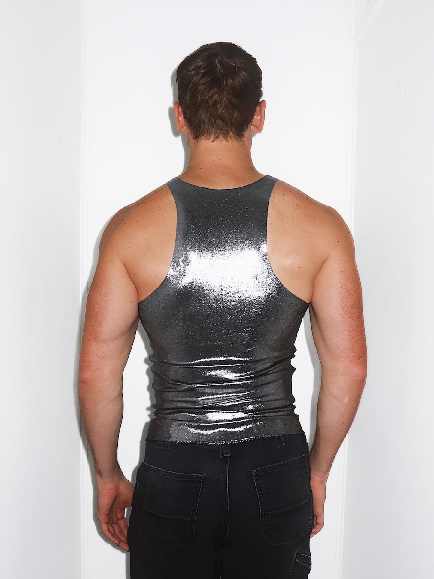 Defiant Silver Reflect Tank - High Cut