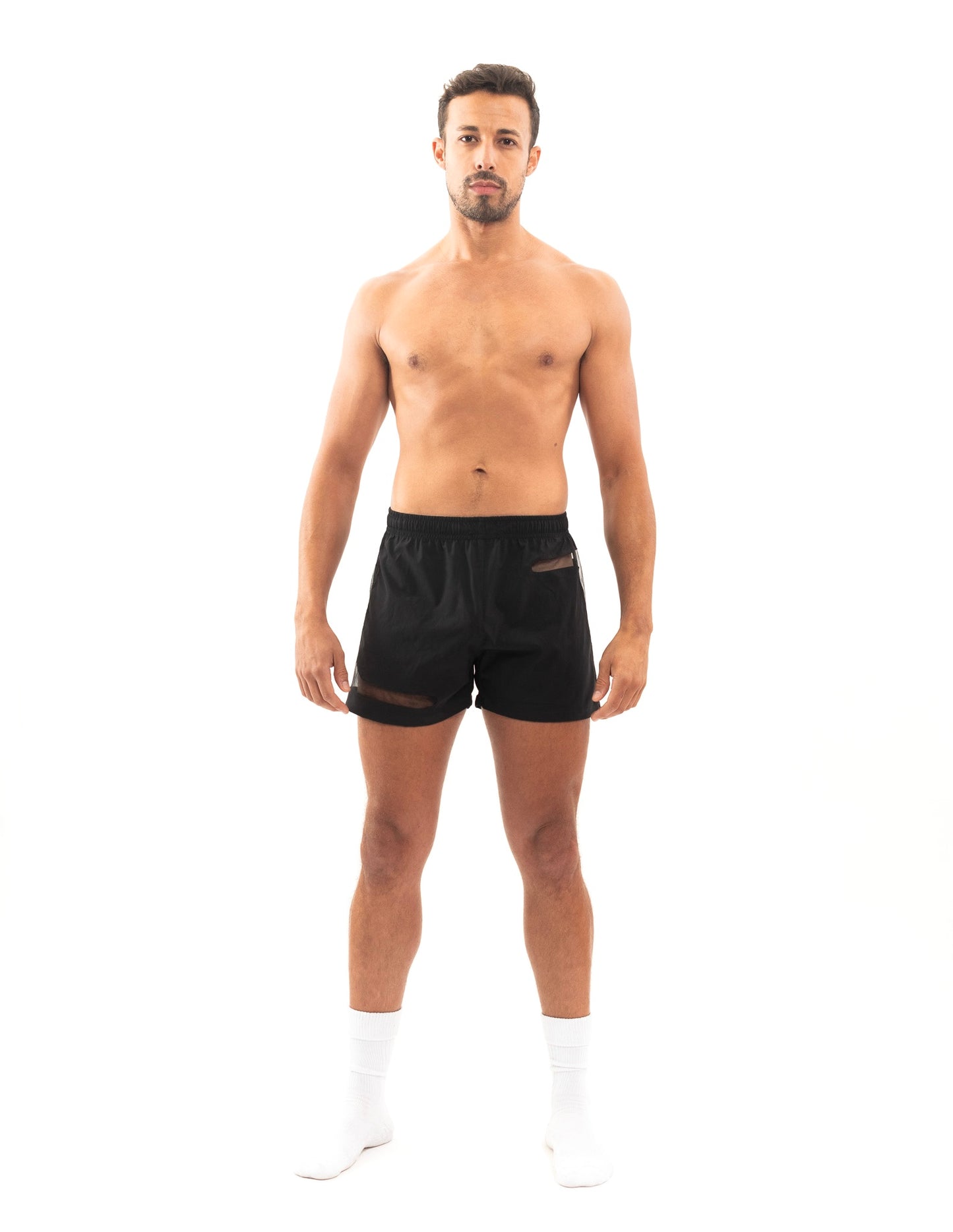 Vascular Black Swim Shorts