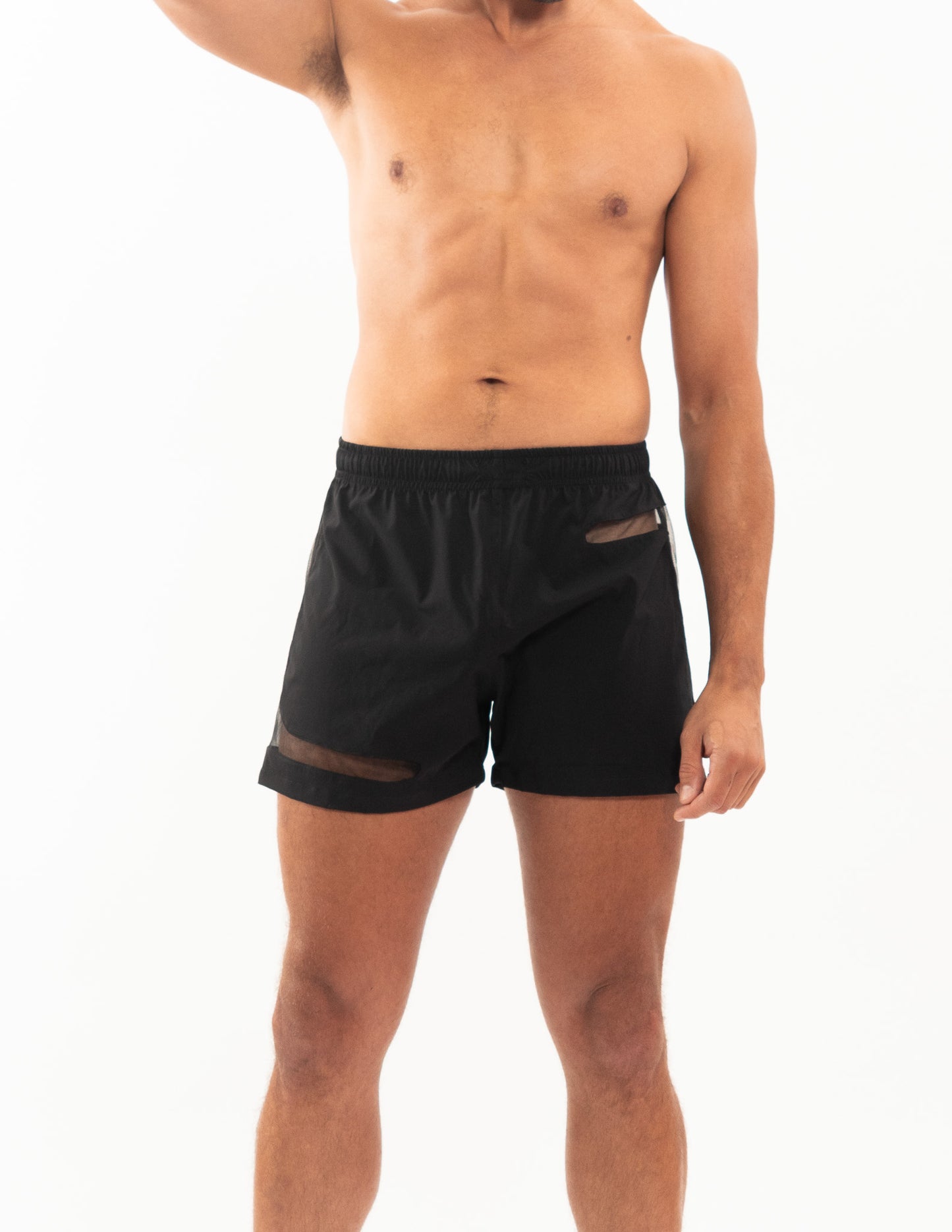 Vascular Black Swim Shorts