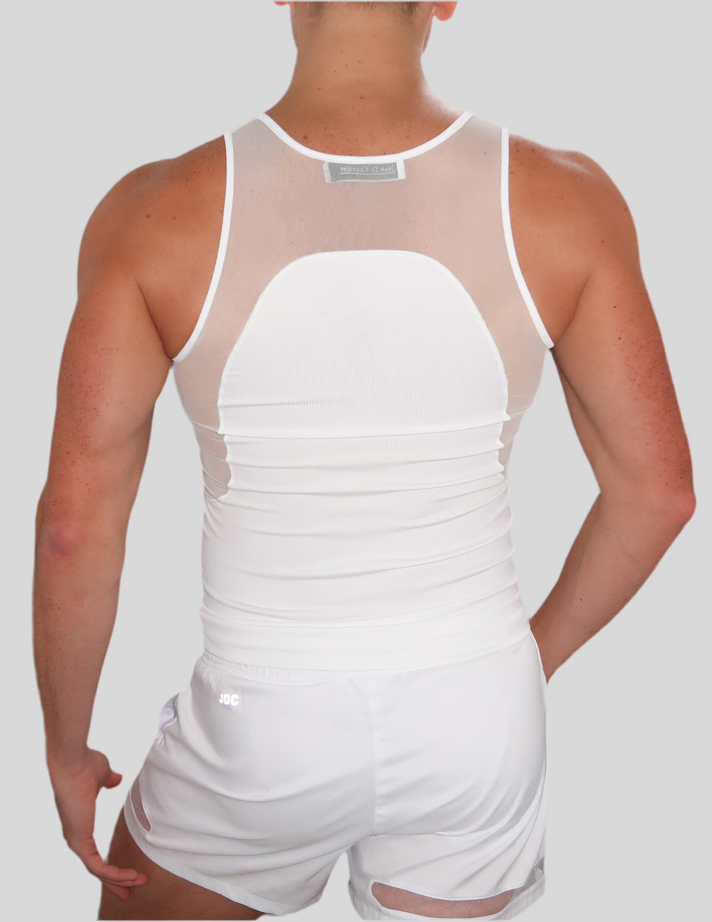 O Type Tank Top White