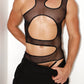 Hemo Cut Out Shirt Black