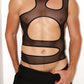 Hemo Cut Out Shirt Black