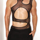 Hemo Cut Out Shirt Black
