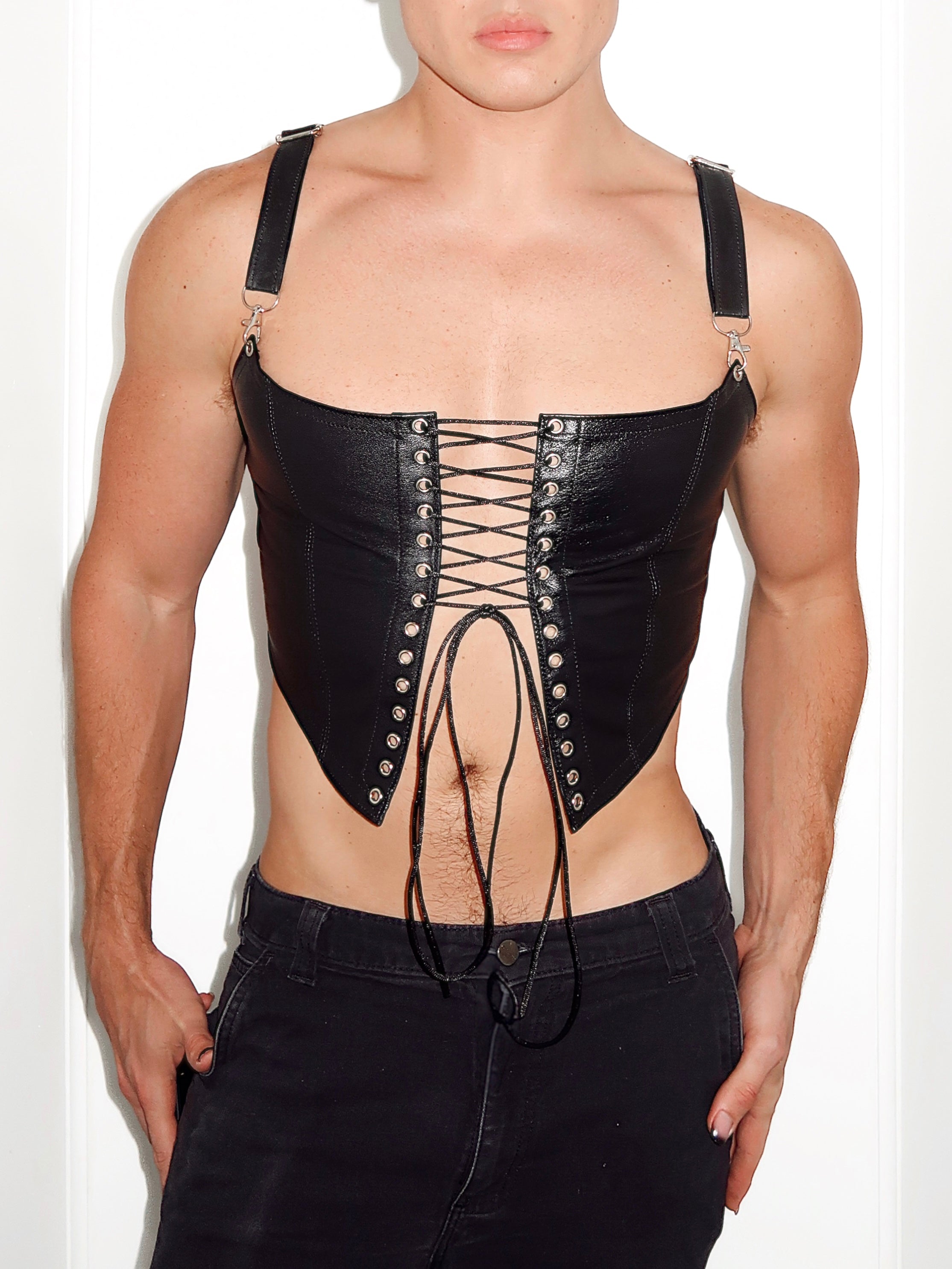 Defiant Leather Corset
