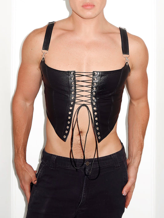 Defiant Leather Corset