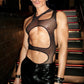 Hemo Cut Out Shirt Black