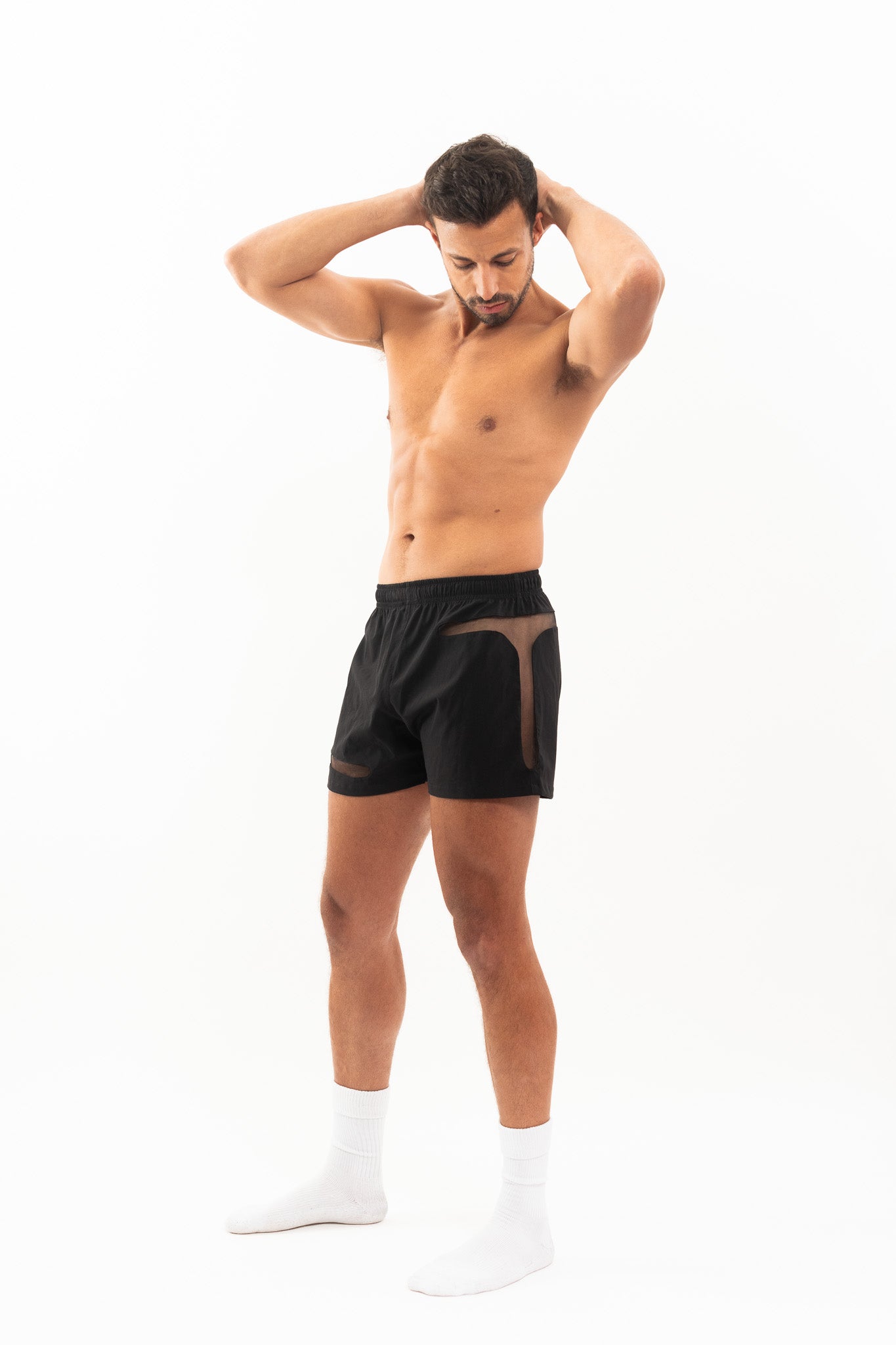 Vascular Black Swim Shorts