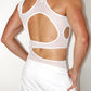 Hemo Cut Out Shirt White