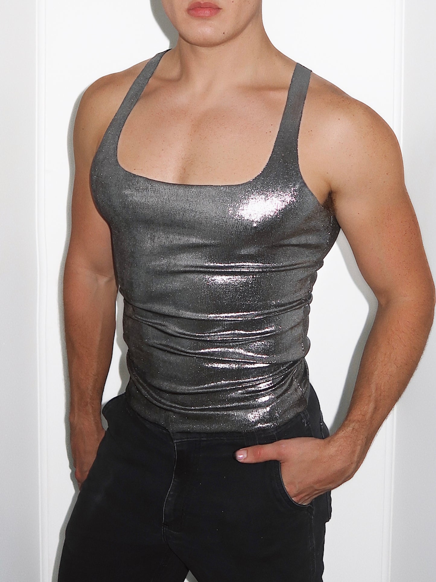 Defiant Silver Reflect Tank - Low Cut