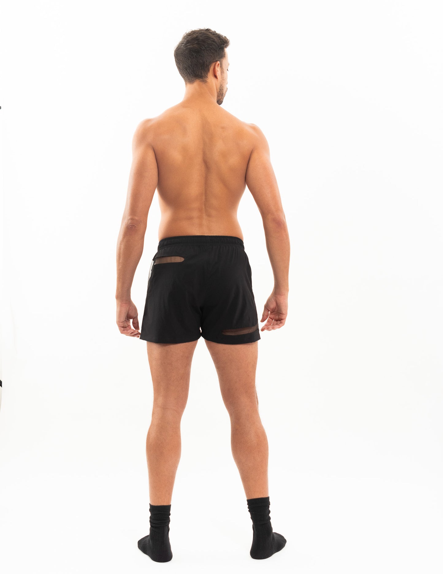 Vascular Black Swim Shorts