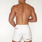Vascular White Swim Shorts