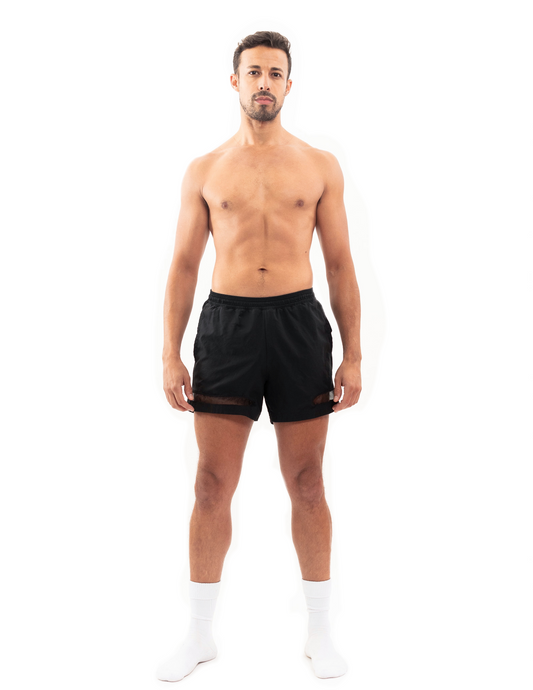 Vascular Black Gym Shorts