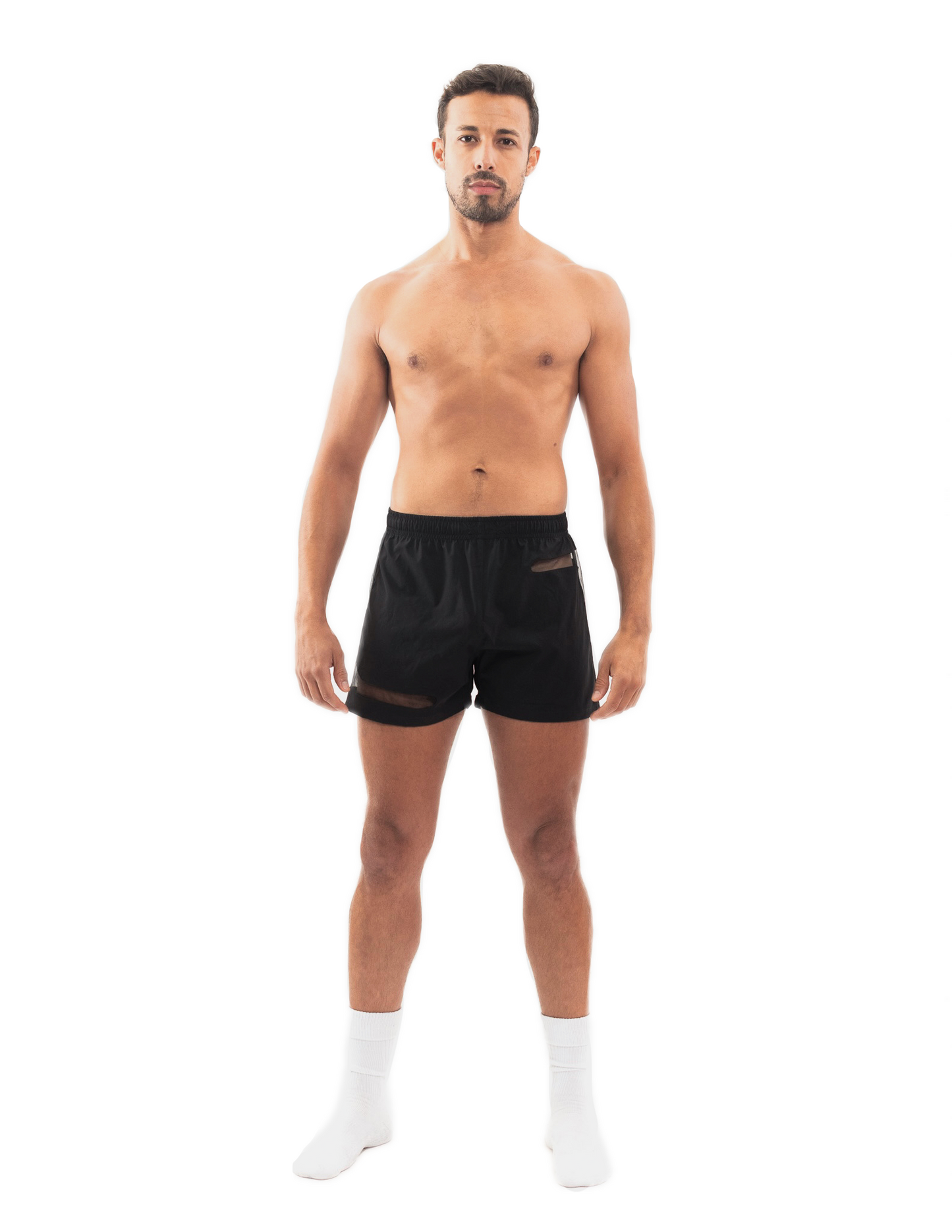 Vascular Black Swim Shorts