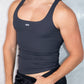Steel Grey Solid Classic Tank Top