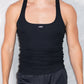 Black Solid Classic Tank Top