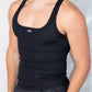 Black Solid Classic Tank Top